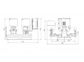 Установка повышения давления Grundfos HYDRO MULTI-E 2 CRE3-02