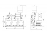 Установка повышения давления Grundfos HYDRO MULTI-E 3 CME10-02 U2 A-A-A-A