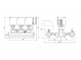 Установка повышения давления Grundfos HYDRO MULTI-E 3 CRE10-03
