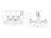 Установка повышения давления Grundfos HYDRO MULTI-E 3 CRE20-3