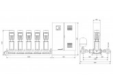 Установка повышения давления Grundfos HYDRO MPC-S 5 CR 64-4-2