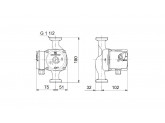 Насос циркуляционный Grundfos UPS 25-40 K 180
