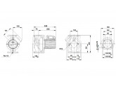 Насос циркуляционный Grundfos UPS 50-60/2 F B 1х230