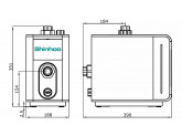 Малая самовсасывающая установка повышения давления Shinhoo AQUAMASTER 3-45 1х230V  (аналог Grundfos scala2 )