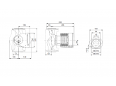 Насос циркуляционный Grundfos  MAGNA3 40-80 F N 220 1x230V PN6/10